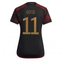 Tyskland Mario Gotze #11 Bortatröja Dam VM 2022 Korta ärmar